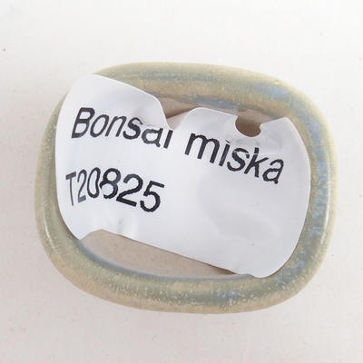 Mini Bonsai Schüssel 3 x 2,5 x 1,5 cm, Farbe blau - 3