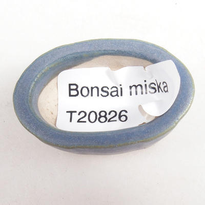 Mini Bonsai Schüssel 4 x 2,5 x 2 cm, Farbe blau - 3