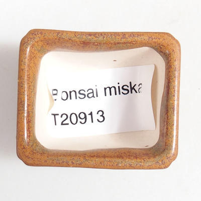 Mini Bonsai Schüssel 4 x 3,5 x 2,5 cm, Farbe braun - 3
