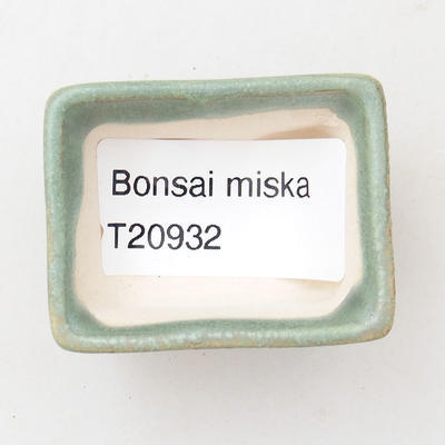 Mini Bonsai Schüssel 4 x 3 x 2 cm, Farbe grün - 3