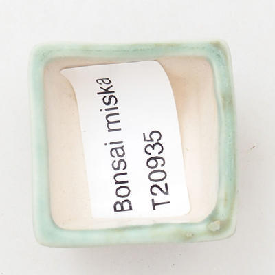Mini Bonsai Schüssel 3,5 x 3,5 x 2,5 cm, Farbe grün - 3