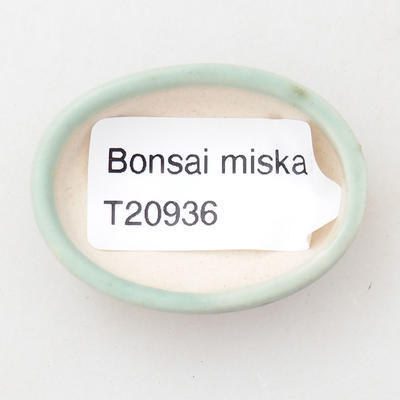Mini Bonsai Schüssel 4,5 x 3 x 1 cm, Farbe grün - 3