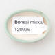 Mini Bonsai Schüssel 4,5 x 3 x 1 cm, Farbe grün - 3/3