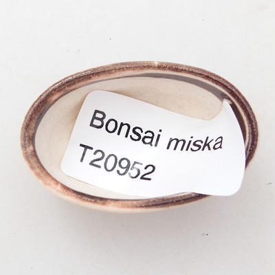 Mini Bonsai Schüssel 4 x 2,5 x 1,5 cm, Farbe rot - 3