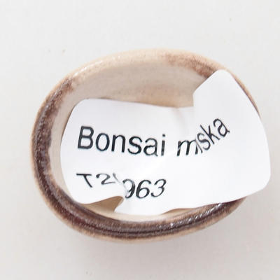 Mini Bonsai Schüssel 3 x 2,5 x 1,5 cm, Farbe rot - 3