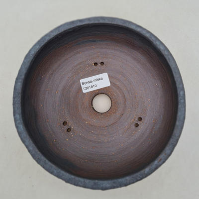 Keramische Bonsai-Schale 19 x 19 x 7 cm, Farbe rissig - 3