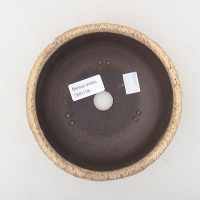 Keramik Bonsai Schüssel 15 x 15 x 6 cm, Farbe rissig - 3