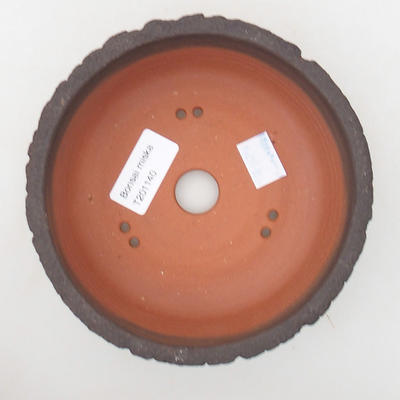 Keramik Bonsai Schüssel 14 x 14 x 6 cm, Farbe rissig - 3