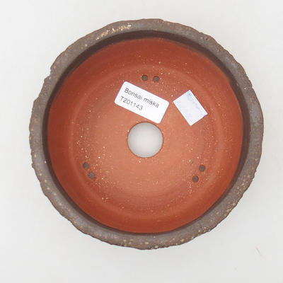 Keramik Bonsai Schüssel 15 x 15 x 6 cm, Farbe rissig - 3