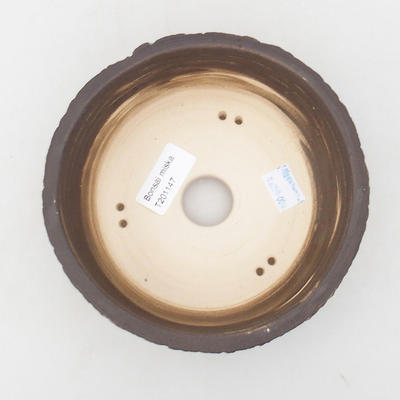 Keramik Bonsai Schüssel 15 x 15 x 7 cm, Farbe rissig - 3