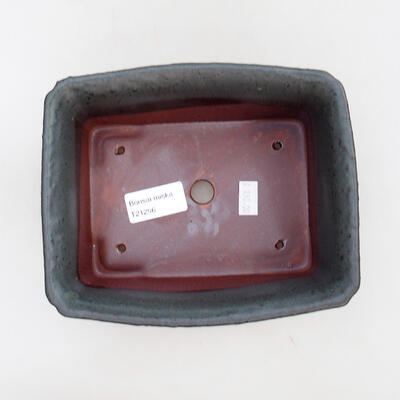 Bonsaischale aus Keramik 17,5 x 14,5 x 7 cm, graue Farbe - 3