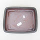 Keramische Bonsai-Schale 26 x 20 x 6,5 cm, graue Farbe - 3/4