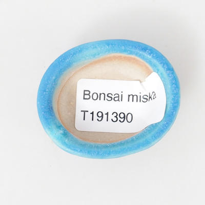 Mini-Bonsaischale 4,5 x 4 x 2 cm, Farbe blau - 3