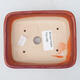 Keramik-Bonsaischale 12 x 10 x 4 cm, Farbe rosa - 3/3