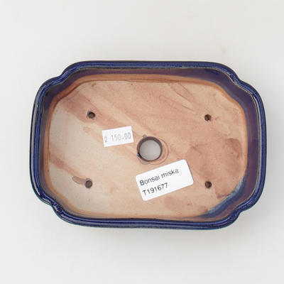Keramik Bonsai Schüssel 10,5 x 8,5 x 4 cm, Krebse Farbe - 3