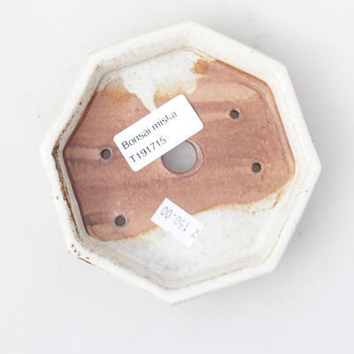 Keramik Bonsai Schüssel 11,5 x 11,5 x 2 cm, Krebse Farbe - 3