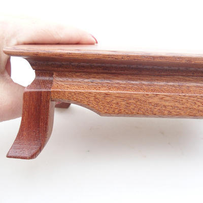 Holztisch unter Bonsai hellbraun 17 x 11 x 6 cm - 3