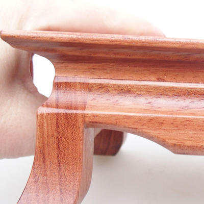 Holztisch unter Bonsai hellbraun 17,5 x 14 x 6,5 cm - 3