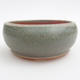 Keramik Bonsai Schüssel 10 x 10 x 5 cm, Farbe grün - 3/3