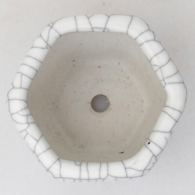 Keramik-Bonsaischale 4 x 3,5 x 3 cm, Farbe Raku - 3