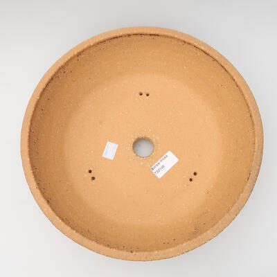 Keramik-Bonsaischale 24 x 24 x 7,5 cm, Farbe rissig - 3