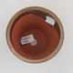 Keramik Bonsai Schüssel 10 x 10 x 12,5 cm, braune Farbe - 3/3