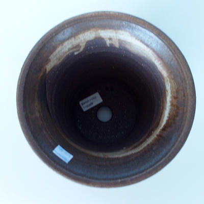 Keramik Bonsai Schüssel 22 x 22 x 19,5 cm Farbe braun - 3