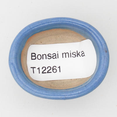 Mini-Bonsaischale 4,5 x 3 x 2 cm, Farbe blau - 3