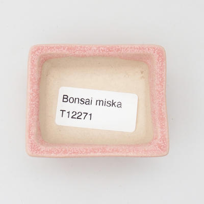 Mini-Bonsaischale 6,5 x 5 x 2 cm, Farbe pink - 3