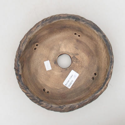 Keramik Bonsai Schüssel 20 x 20 x 6 cm, graue Farbe - 2. Qualität - 3