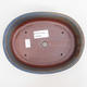 Keramik Bonsai Schüssel 19 x 15 x 4,5 cm, braun-blaue Farbe - 3/4