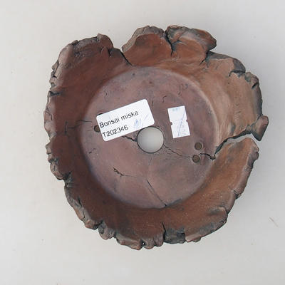Keramik Bonsai Schüssel 12 x 12 x 4 cm, graue Farbe - 2. Qualität - 3
