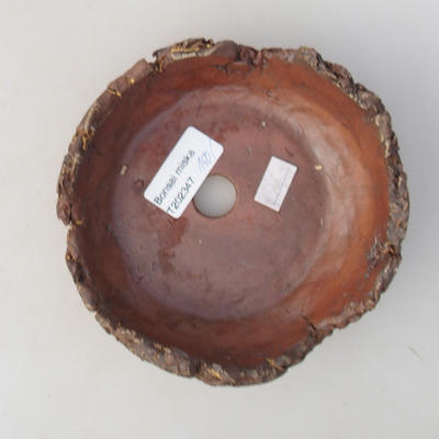 Keramik Bonsai Schüssel 13 x 13 x 5,5 cm, graue Farbe - 2. Qualität - 3