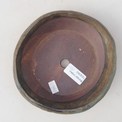 Keramik Bonsai Schüssel 15 x 15 x 4 cm, Farbe braun - 2. Qualität - 3