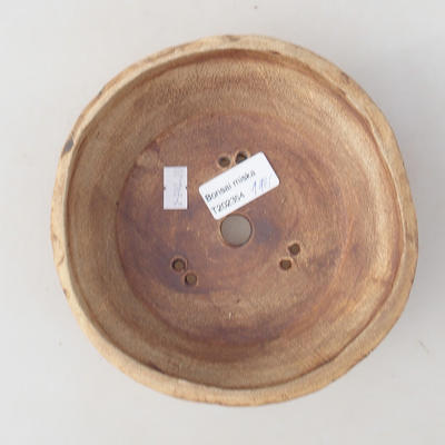 Keramische Bonsai-Schale 15,5 x 15,5 x 5 cm, graue Farbe - 2. Qualität - 3