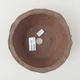 Keramik Bonsai Schüssel 14 x 14 x 5 cm, graue Farbe - 2. Qualität - 3/3