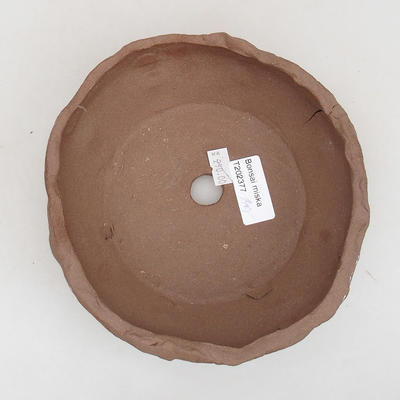 Keramik Bonsai Schale 16 x 16 x 6 cm, graue Farbe - 2. Qualität - 3
