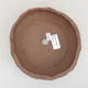 Keramik Bonsai Schale 16 x 16 x 6 cm, graue Farbe - 2. Qualität - 3/3