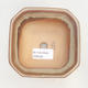Bonsai-Schale 11 x 11 x 6,5 cm, braun-beige Farbe - 3/3