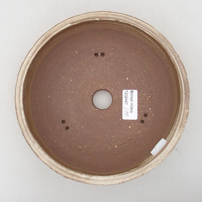 Keramische Bonsai-Schale 19,5 x 19,5 x 6 cm, Farbe rissig - 3