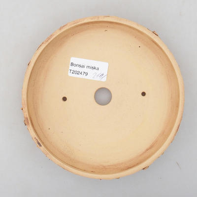Keramik Bonsai Schüssel 15 x 15 x 3 cm, Farbe rissig - 3
