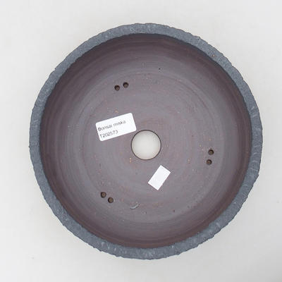 Keramische Bonsai-Schale 20 x 20 x 7,5 cm, rissige Farbe - 3