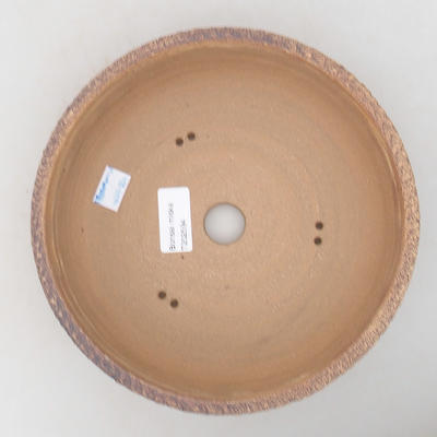 Keramik Bonsai Schüssel 20 x 20 x 6,5 cm, Farbe rissig - 3