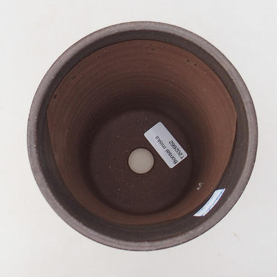 Keramische Bonsai-Schale 13,5 x 13,5 x 17 cm, braune Farbe - 3