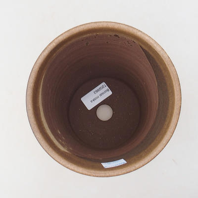 Keramische Bonsai-Schale 14,5 x 14,5 x 16 cm, braune Farbe - 3