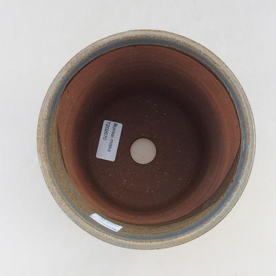 Keramische Bonsai-Schale 15 x 15 x 17 cm, Farbe blau - 3