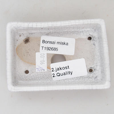 Keramik Bonsai Schüssel 10 x 7 x 2 cm, Krebse Farbe - 2. Qualität - 3