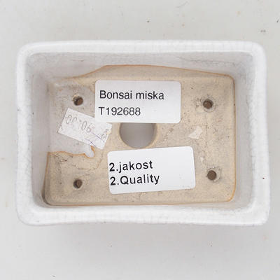 Keramik Bonsai Schüssel 10 x 7 x 3,5 cm, Krebse Farbe - 2. Qualität - 3
