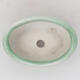 Keramik-Bonsaischale 4,5 x 3 x 2 cm, Farbe grün - 3/3