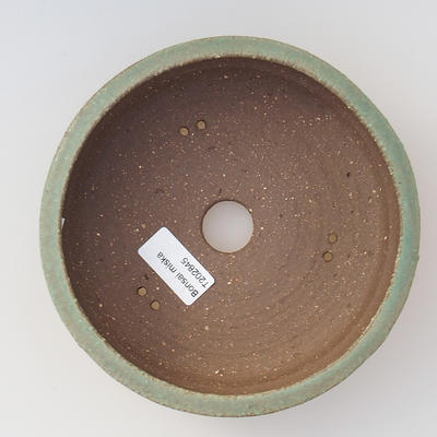 Keramische Bonsai-Schale 16 x 16 x 5,5 cm, Farbe grün - 3